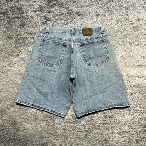 Lee Denim Shorts Mens 32 Blue Utility Workwear Skater Y2K Relaxed Baggy Jorts